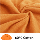 Orange (5-Pack) 6 10-Pack School Uniform Tagless Polo Tshirt for Little Boys & Big Boys